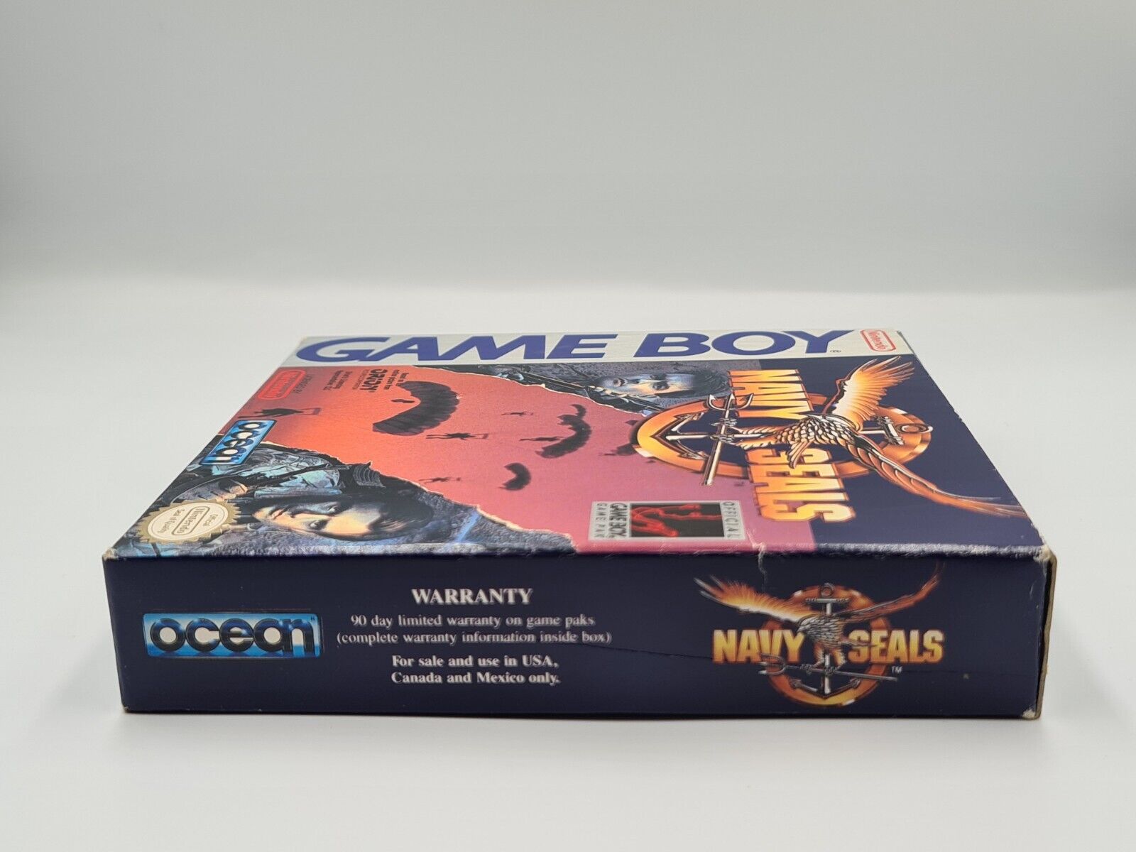 Nintendo Game Boy Classic Navy Seals mit OVP und Anleitung USA - T-Retro-Games 