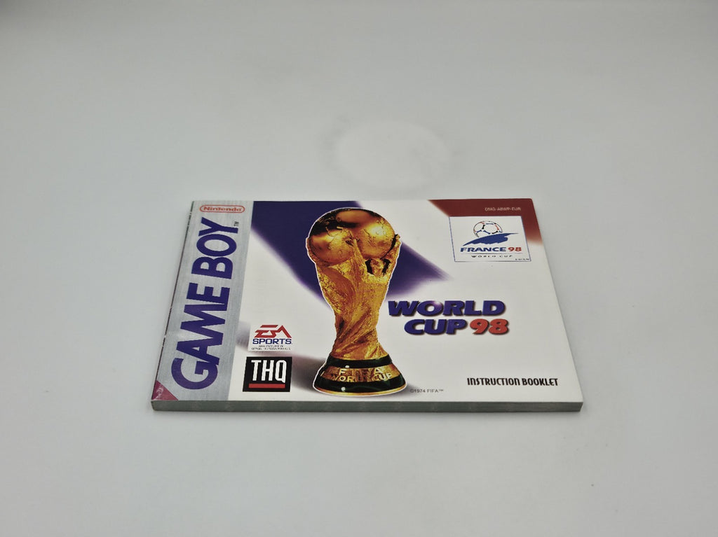 Nintendo Game Boy Classic Spiel World Cup 98 mit OVP und Anleitung EUR