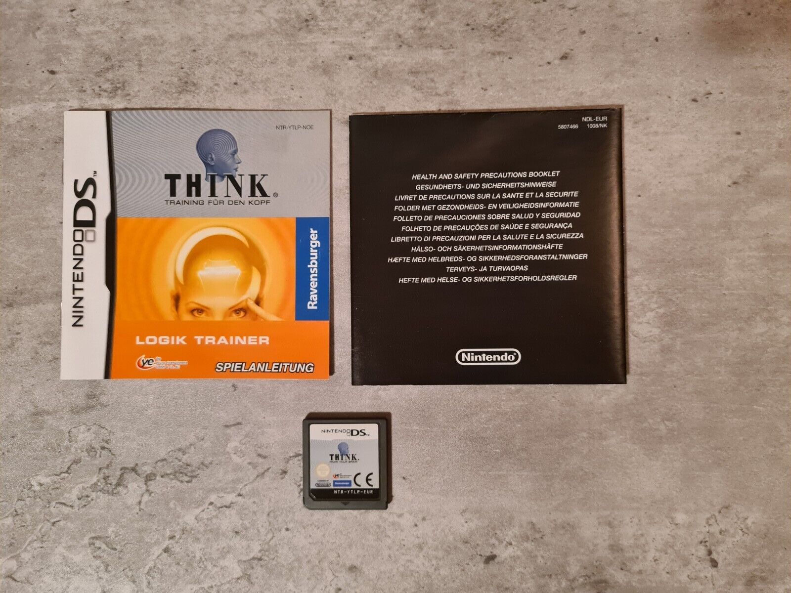 Nintendo DS Think Logik Trainer mit OVP und Anleitung NOE - T-Retro-Games 