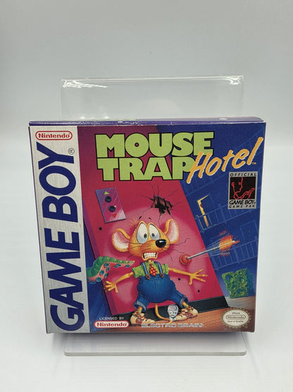 Nintendo Game Boy Classic Spiel Mouse Trap Hotel mit OVP und Anleitung USA
