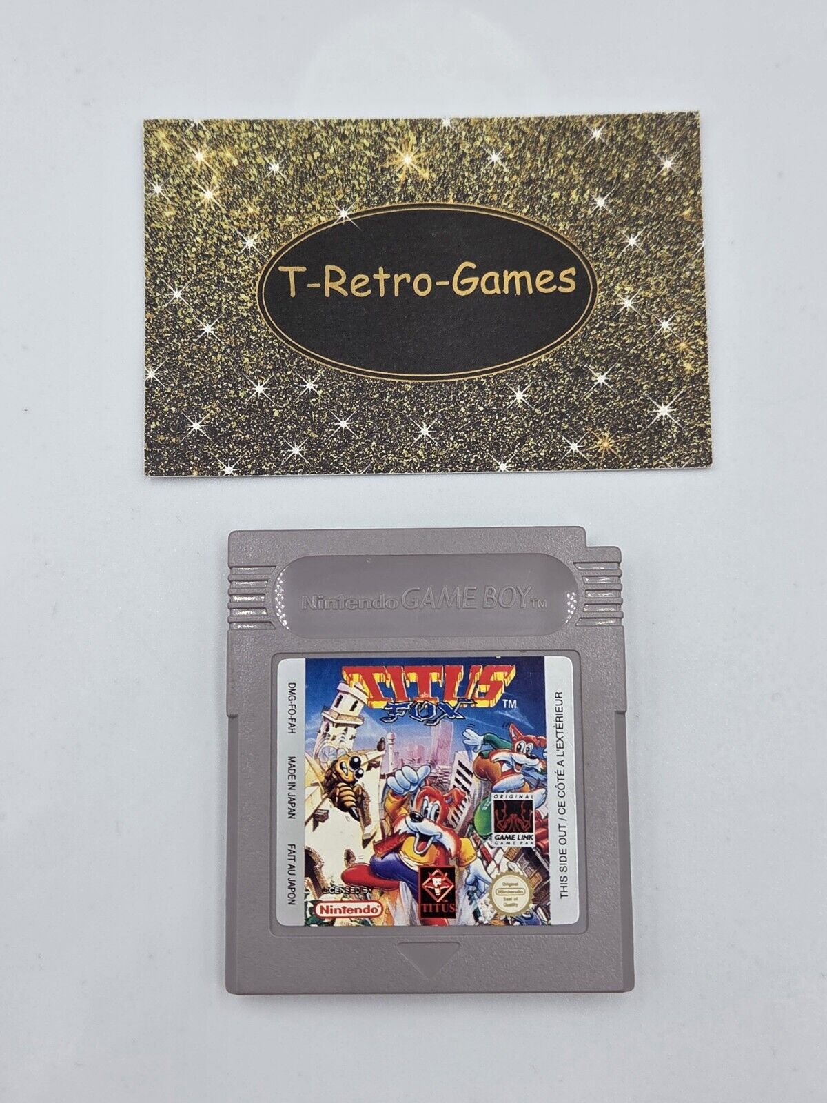 Nintendo Game Boy Classic Spiel Titus Fox Modul FAH - T-Retro-Games 