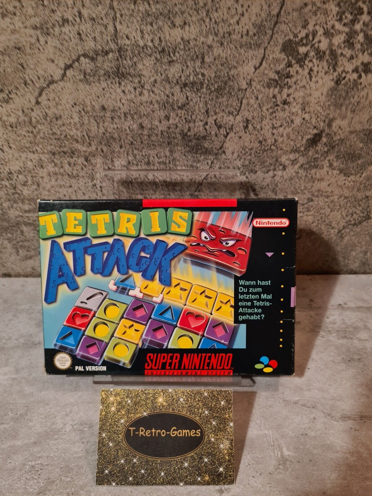 SNES Super Nintendo Tetris Attack mit OVP und Anleitung NOE - T-Retro-Games 