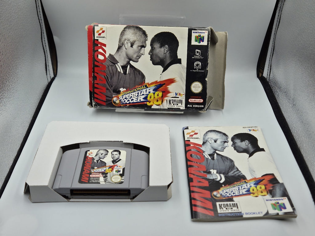 N64 Nintendo 64 International Superstar Soccer 98 mit OVP und Anleitung EUR