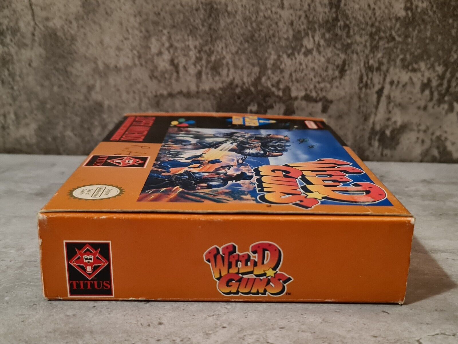 SNES Super Nintendo Wild Guns mit OVP und Anleitung EUR - T-Retro-Games 