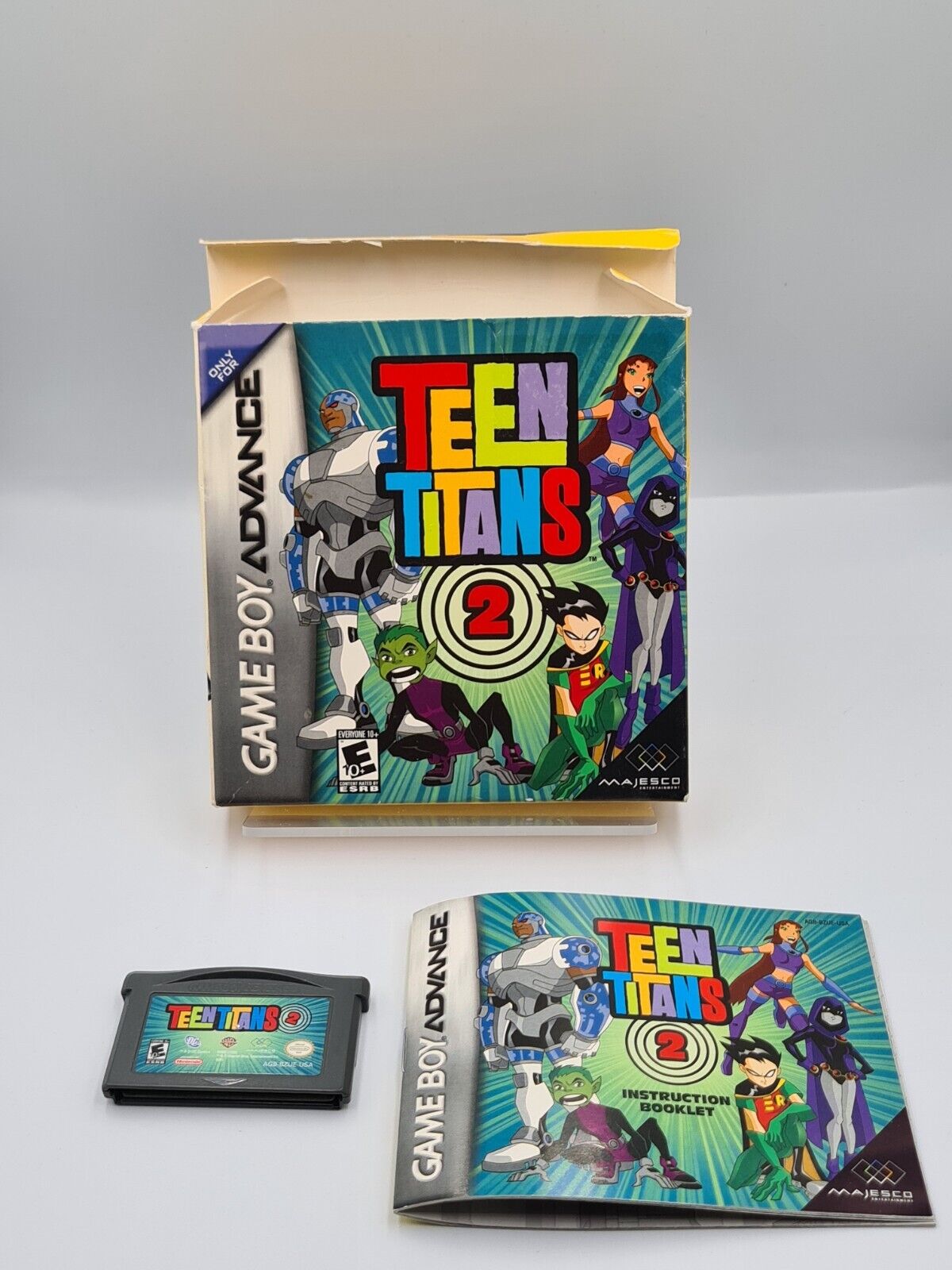 Nintendo Game Boy Advance Teen Titans 2 mit OVP und Anleitung USA - T-Retro-Games 