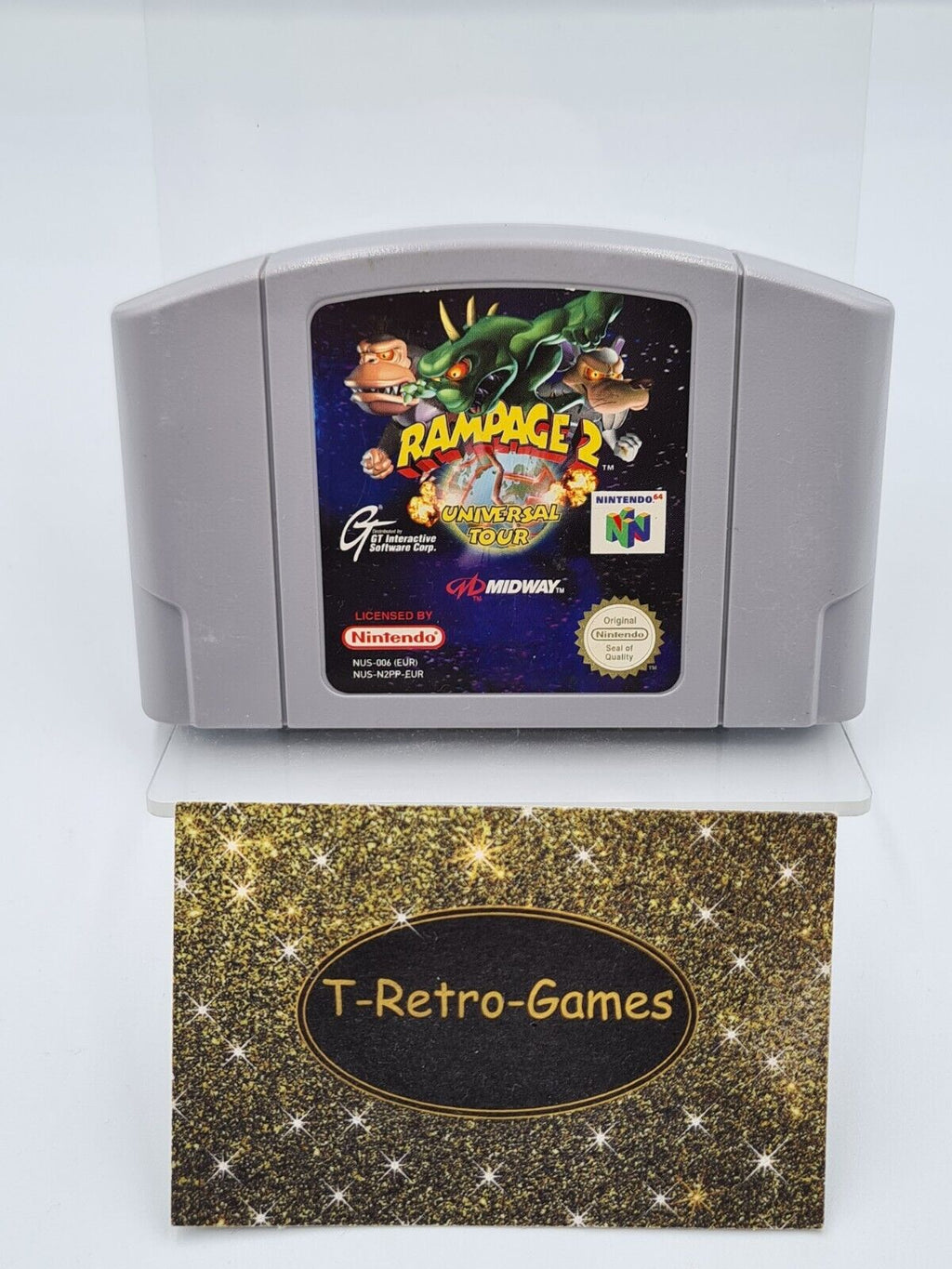 N64 Nintendo 64 Rampage 2 Universal Tour Modul EUR - T-Retro-Games 