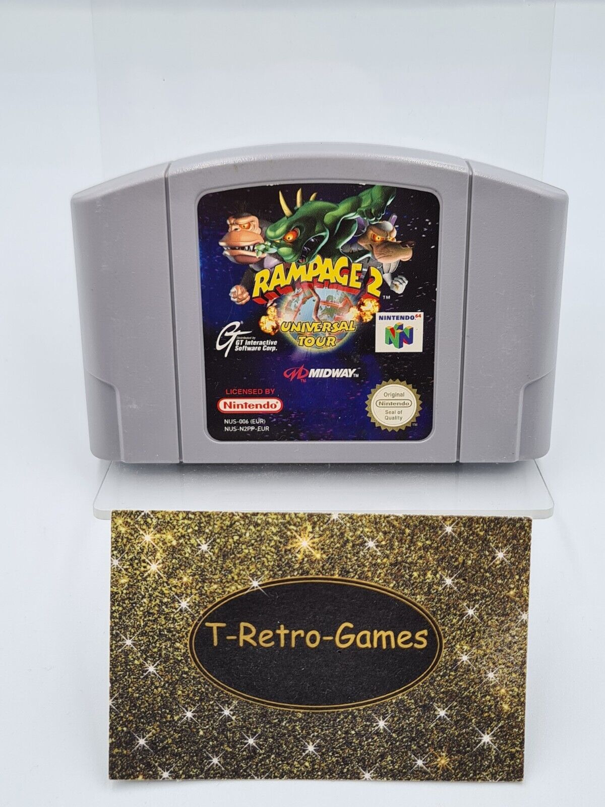 N64 Nintendo 64 Rampage 2 Universal Tour Modul EUR - T-Retro-Games 