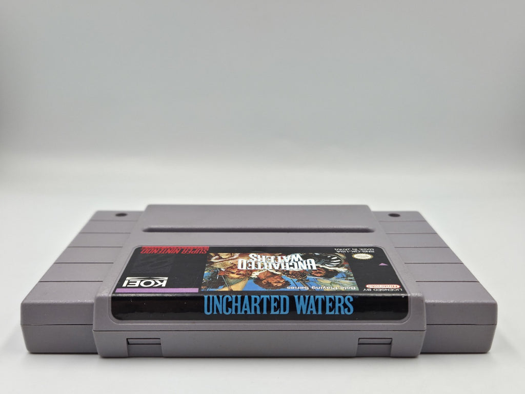 SNES Super Nintendo Spiel Uncharted Waters NTSC USA Modul