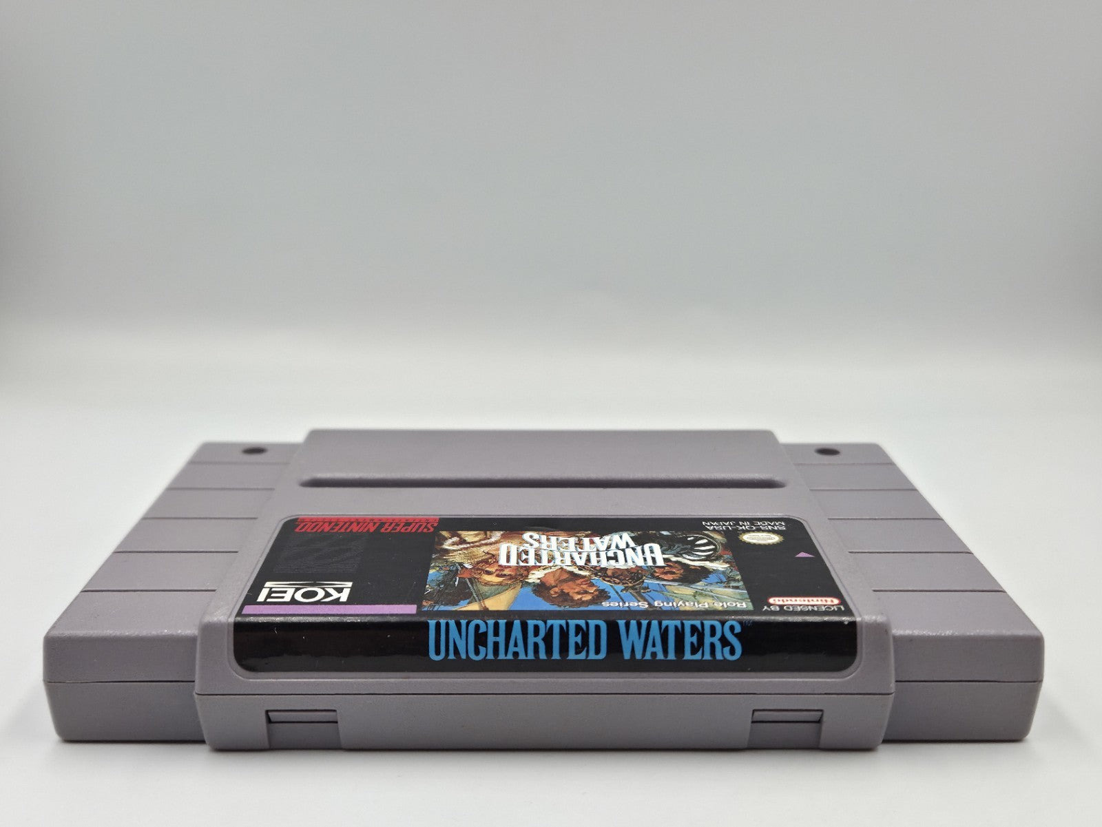 SNES Super Nintendo Spiel Uncharted Waters NTSC USA Modul