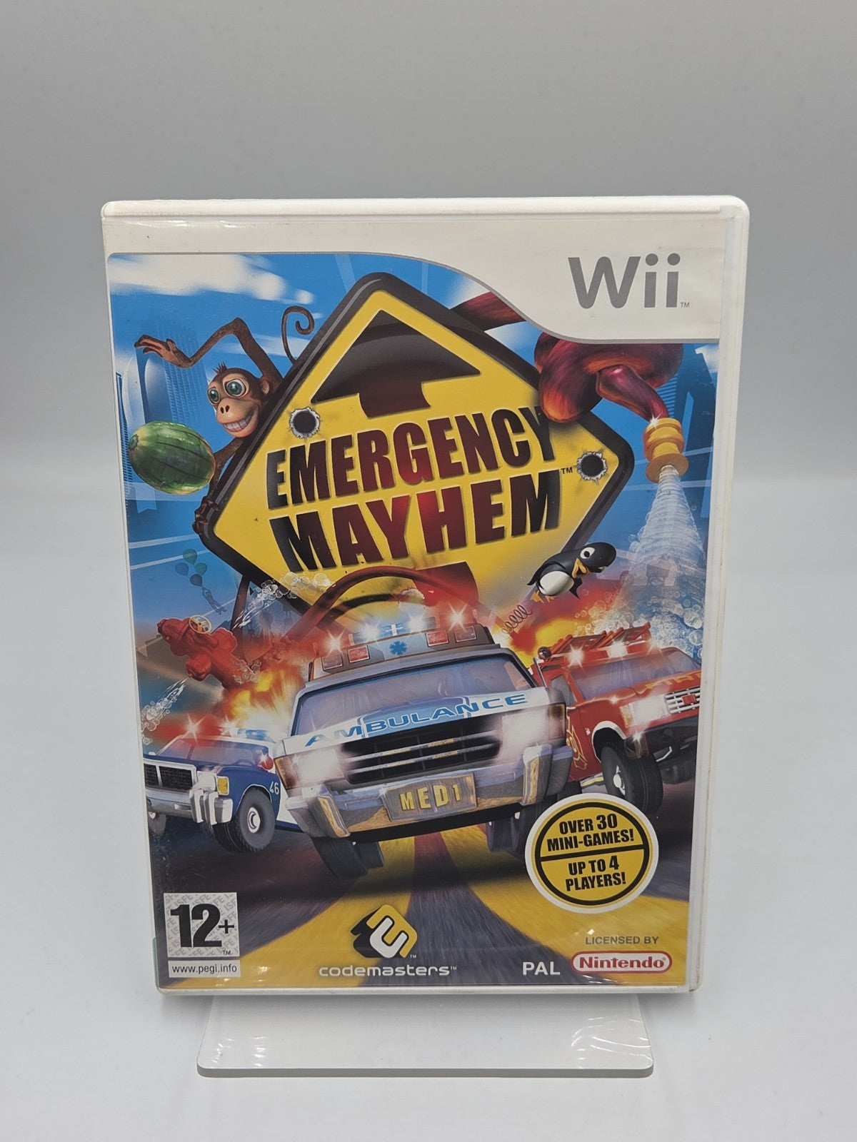 Nintendo Wii Spiel Emergency Mayhem mit OVP und Anleitung UKV
