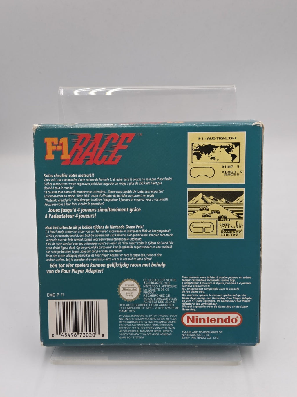 Nintendo Game Boy Classic Spiel F-1 Race mit OVP und Anleitung FAH