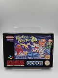 SNES Super Nintendo Pocky & Rocky 2 mit OVP und Anleitung NOE