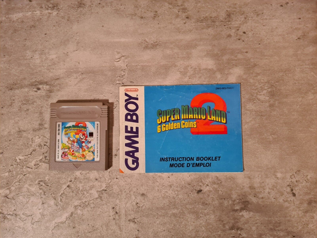 Nintendo Gameboy Super Mario Land 2 : 6 Golden Coins mit OVP und Anleitung FAH - T-Retro-Games 