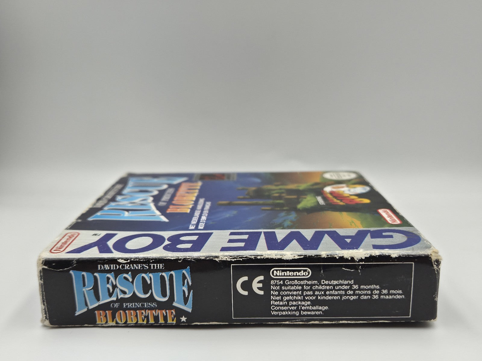 Game Boy Classic Spiel Rescue of Princess Blobette mit OVP und Anleitung FAH
