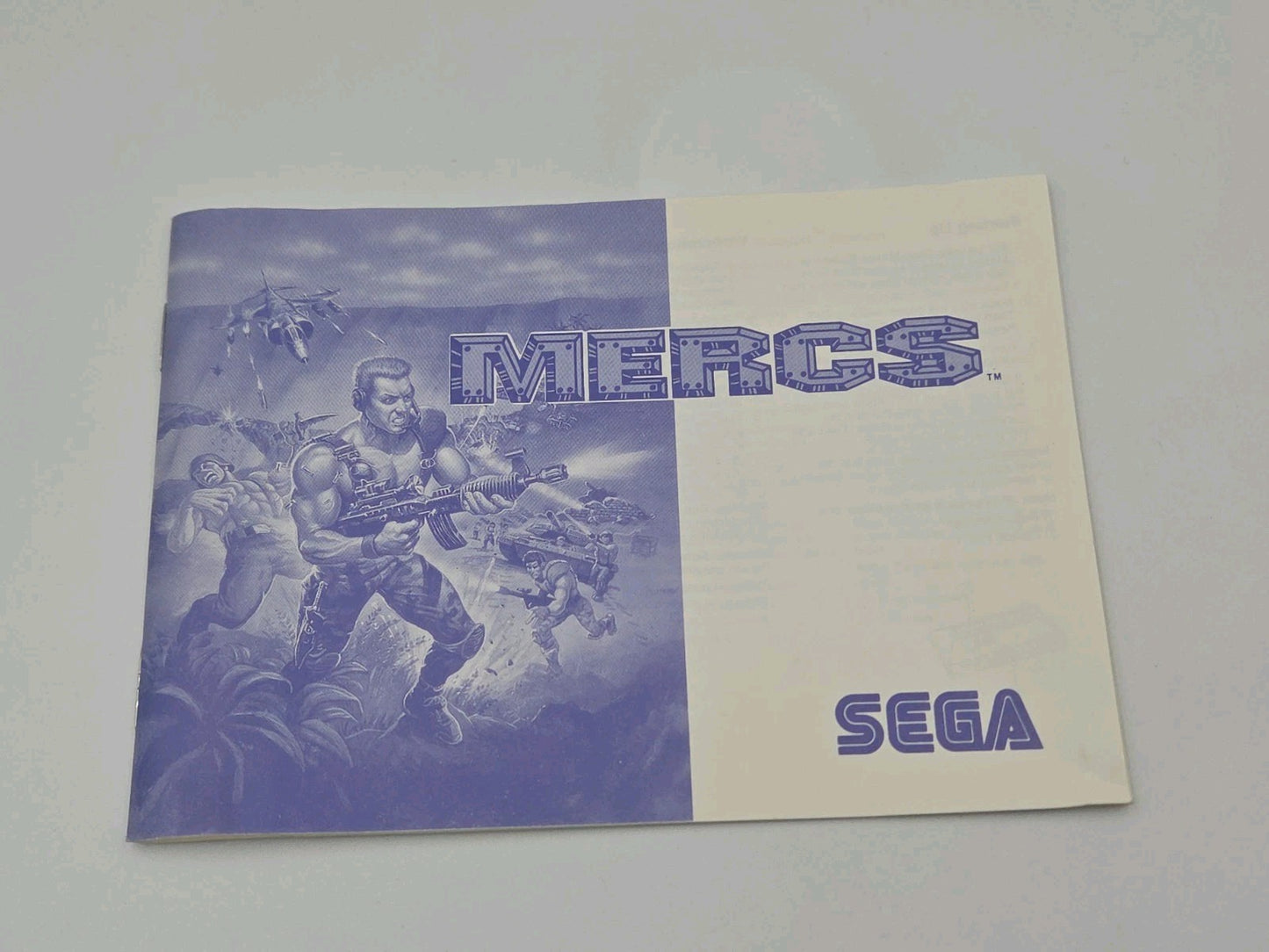 Sega Master System Mercs mit OVP und Anleitung Multi Language 