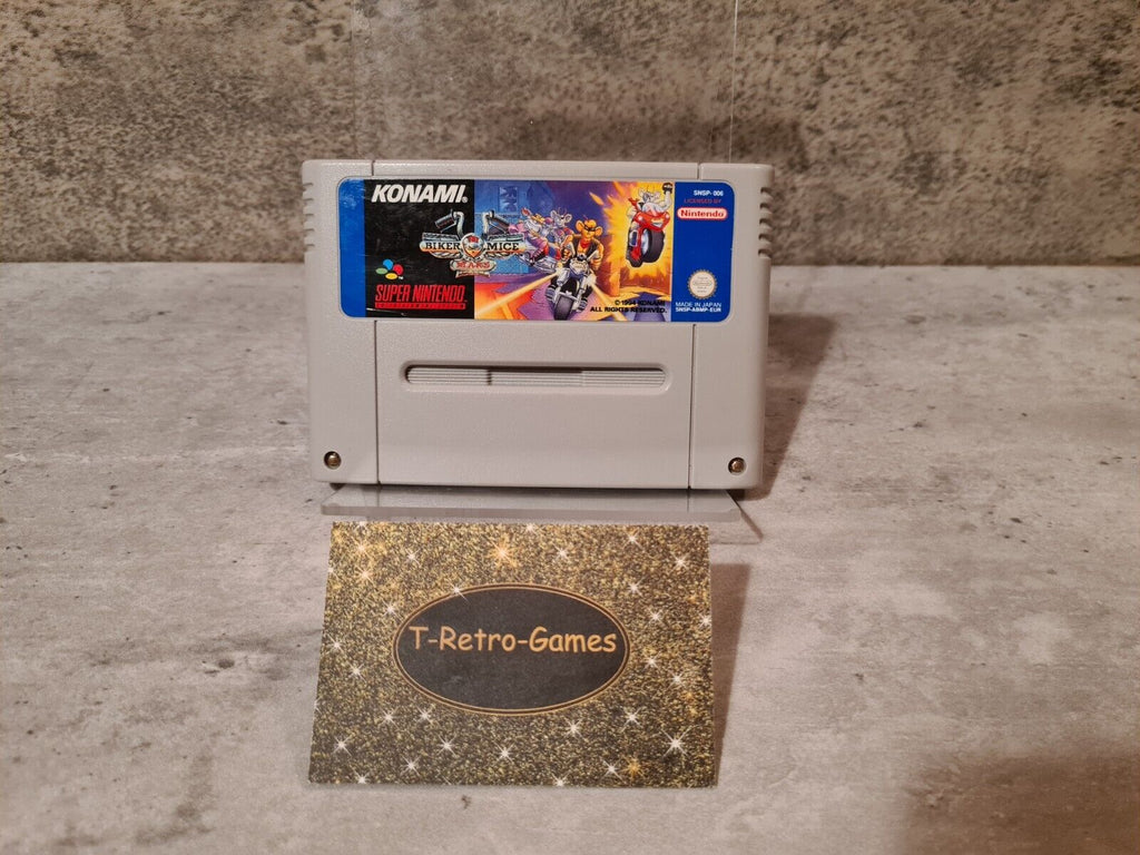 SNES Super Nintendo Biker Mice from Mars Modul EUR - T-Retro-Games 