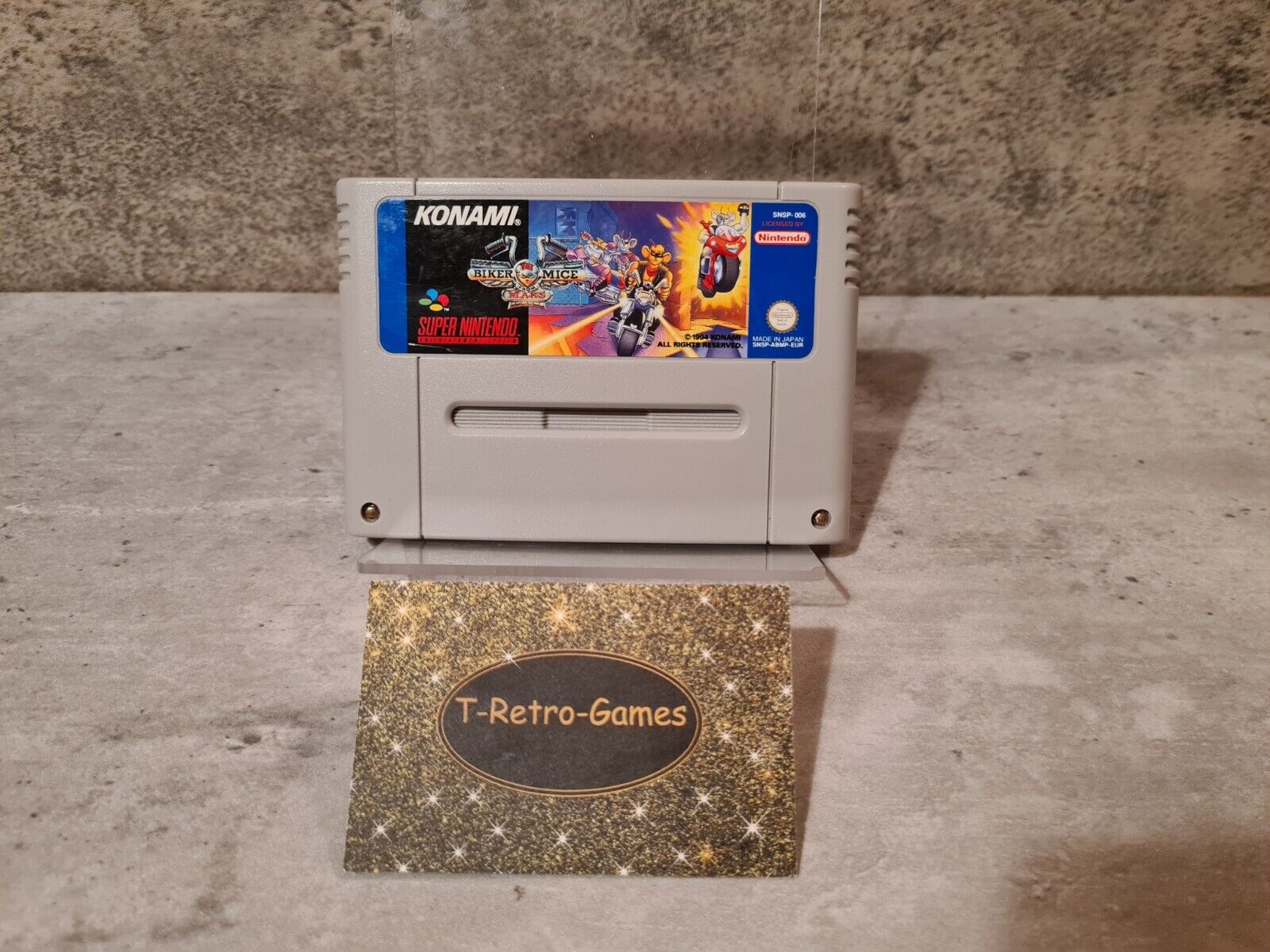 SNES Super Nintendo Biker Mice from Mars Modul EUR - T-Retro-Games 