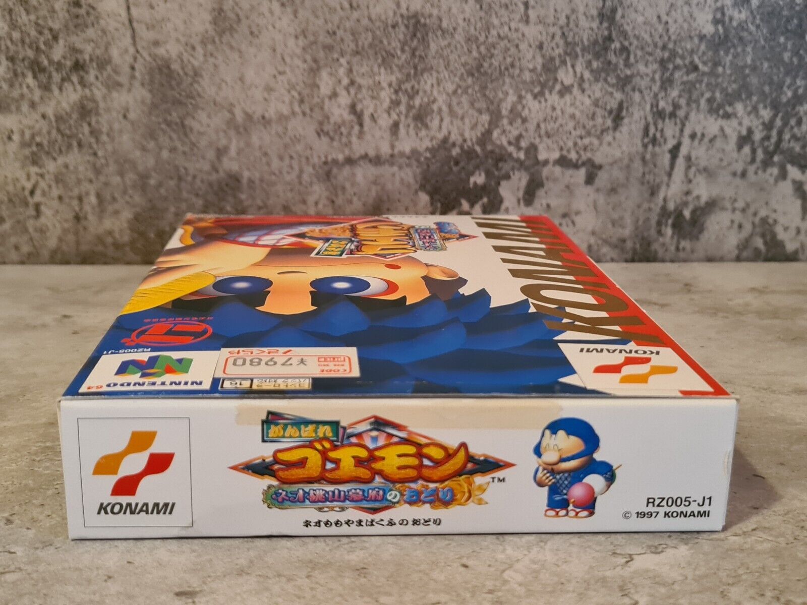 N64 Nintendo 64 NTSC-J Ganbare Gaemon mit OVP und Anleitung Japan - T-Retro-Games 