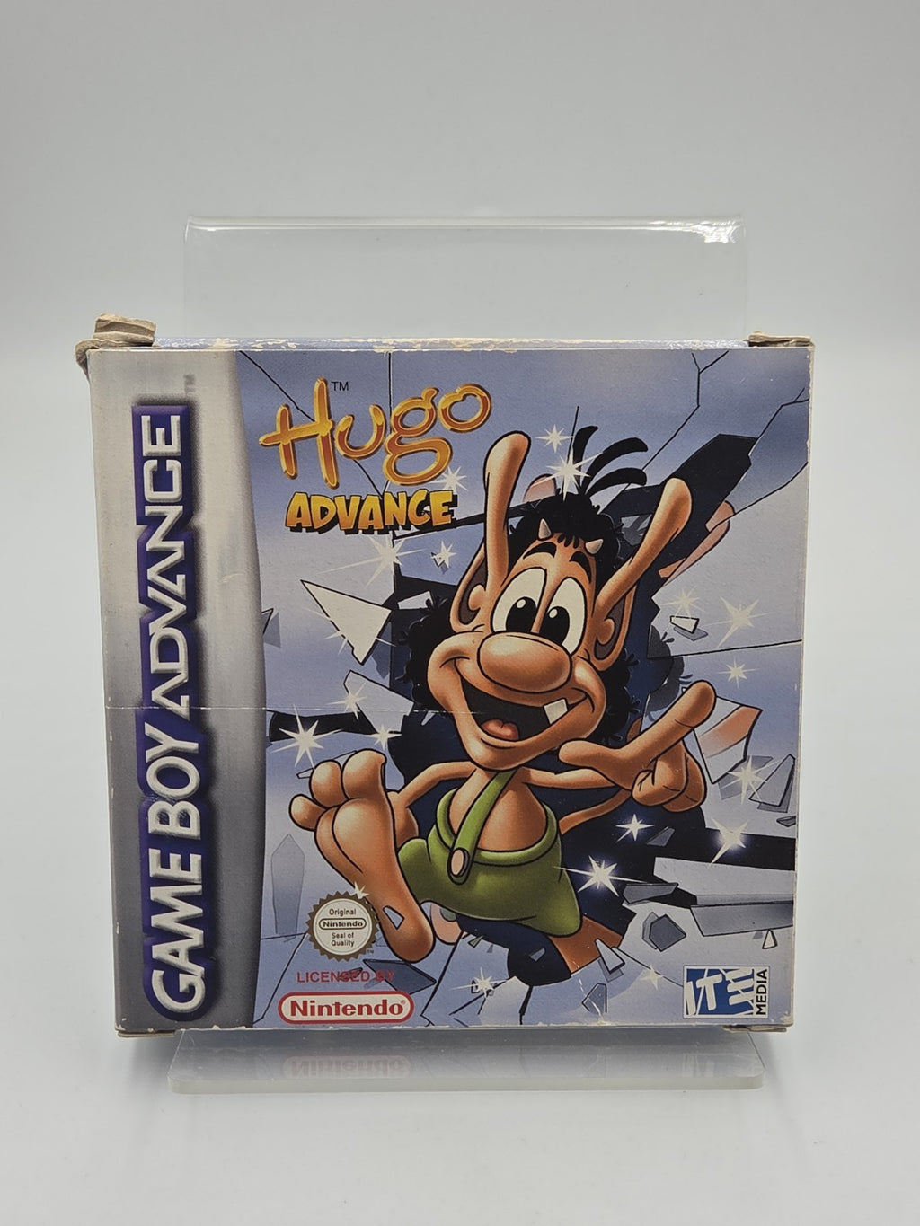 Nintendo Game Boy Advance Spiel Hugo Advance mit OVP und Anleitung EUR