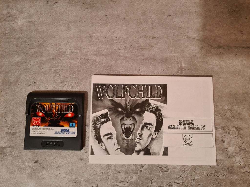 Sega Game Gear WolfChild mit OVP und Anleitung Multi Language - T-Retro-Games 