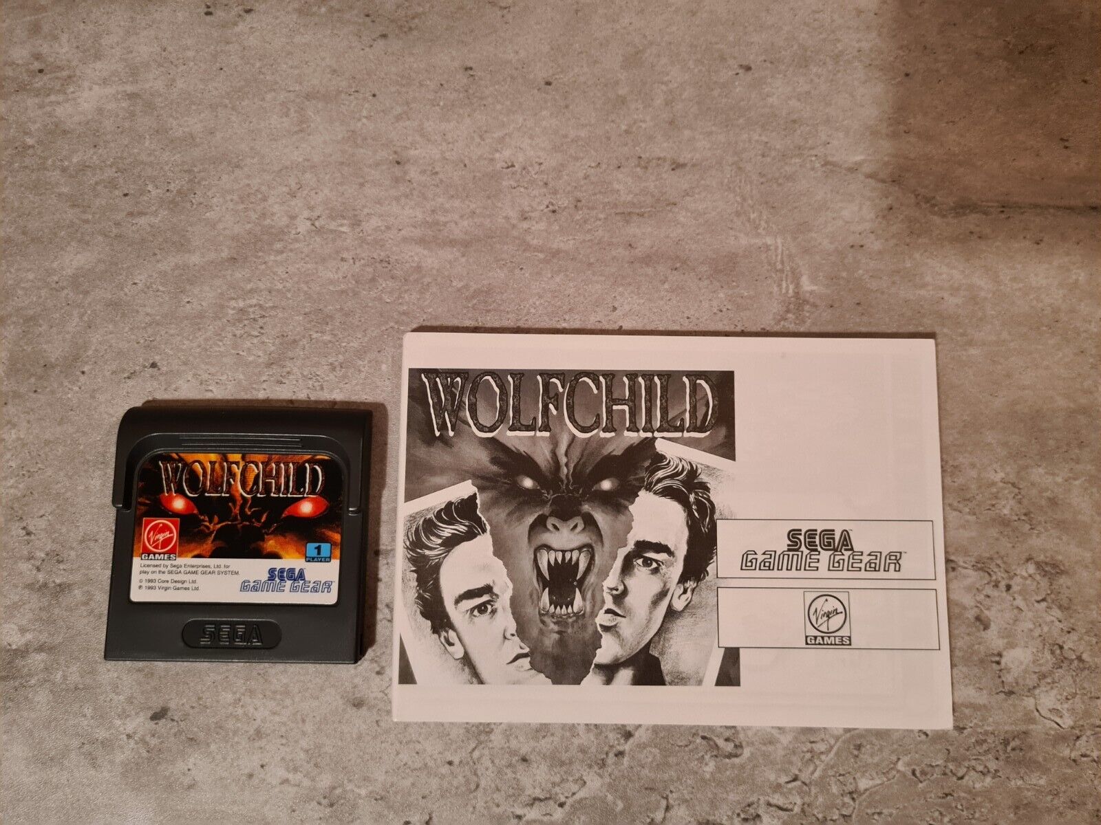 Sega Game Gear WolfChild mit OVP und Anleitung Multi Language - T-Retro-Games 
