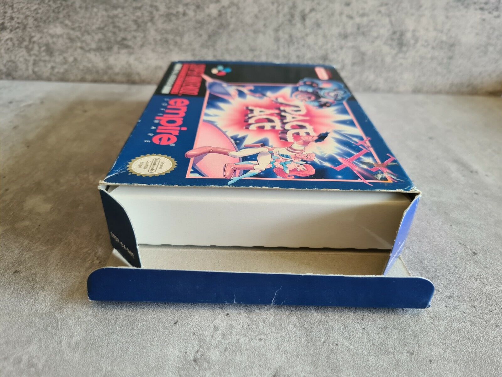 SNES Super Nintendo Space Ace mit OVP und Anleitung NOE - T-Retro-Games 
