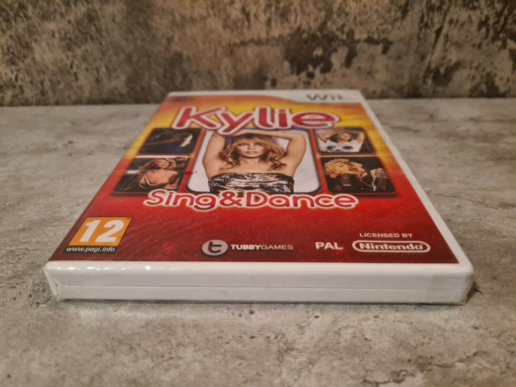 Nintendo Wii Spiel Kylie Sing & Dance UKV Sealed Neu - T-Retro-Games 