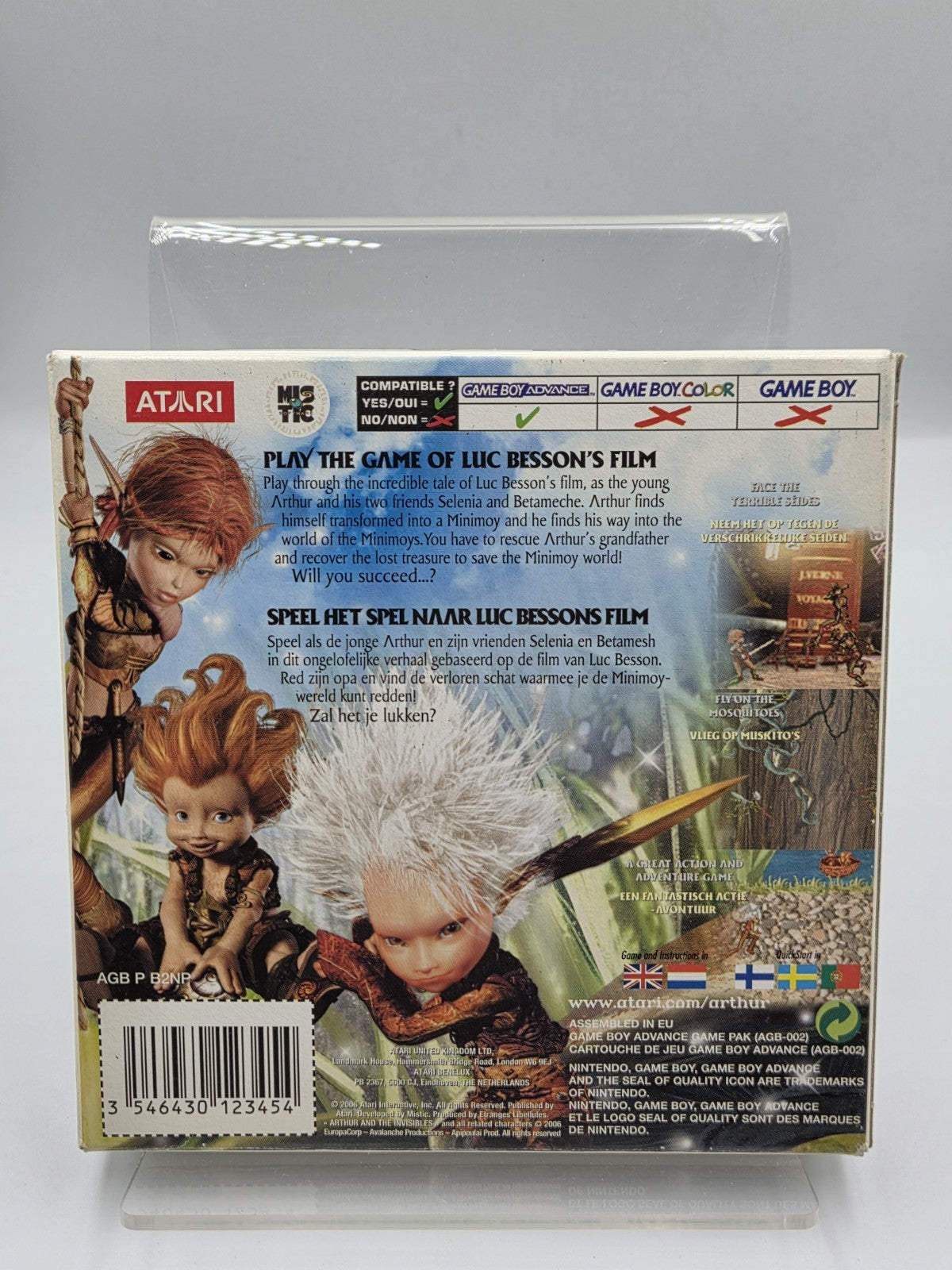 Nintendo Game Boy Advance Arthur and the Invisibles mit OVP und Anleitung EUR