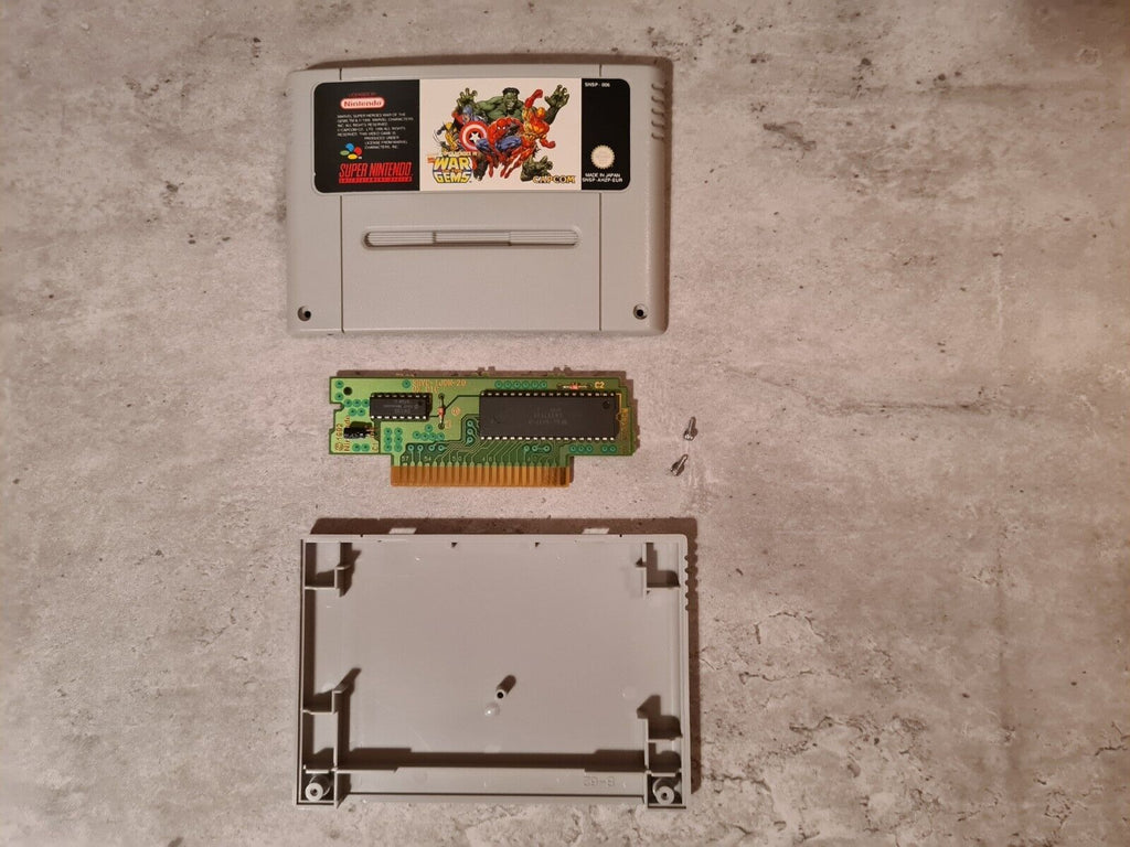 SNES Super Nintendo Marvel Super Heroes in War of The Gems Modul EUR - T-Retro-Games 