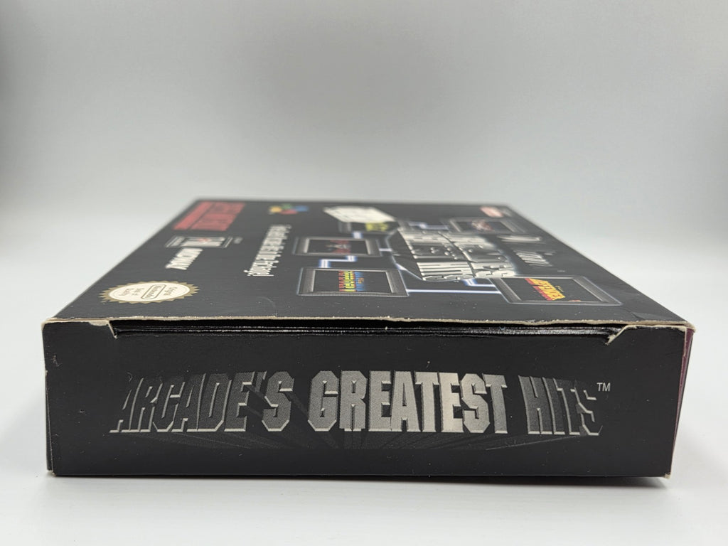 SNES Super Nintendo Williams Arcades Greatest Hits  mit OVP und Anleitung EUR