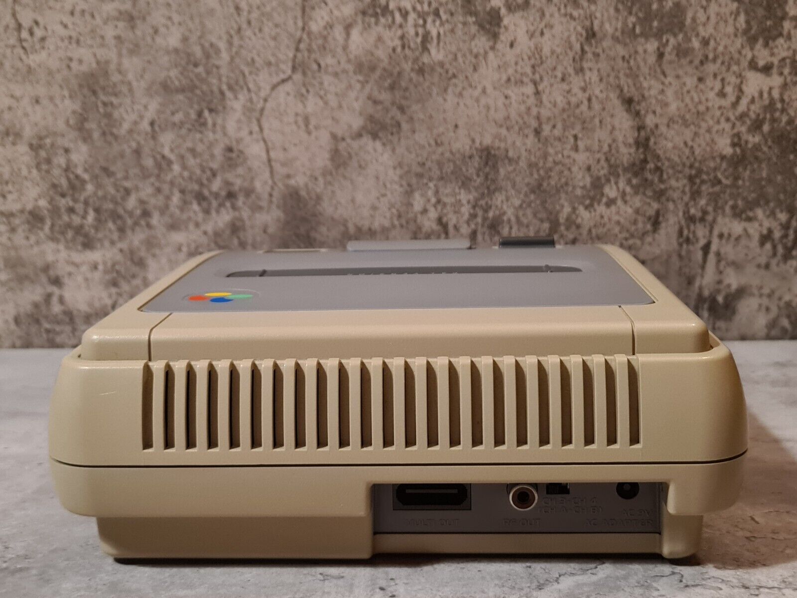SNES Super Nintendo Konsole Console mit 2 Controllern + Kabeln - T-Retro-Games 