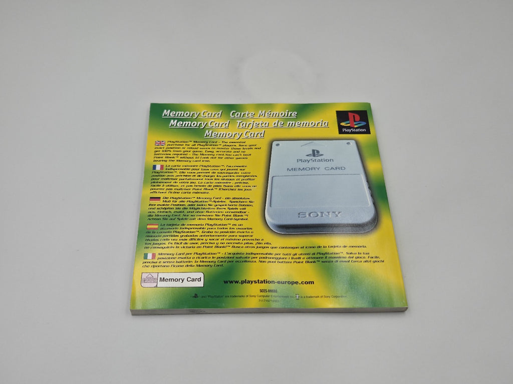 PS1 Playstation 1 Spiel Point Blank mit OVP und Anleitung Multilingual