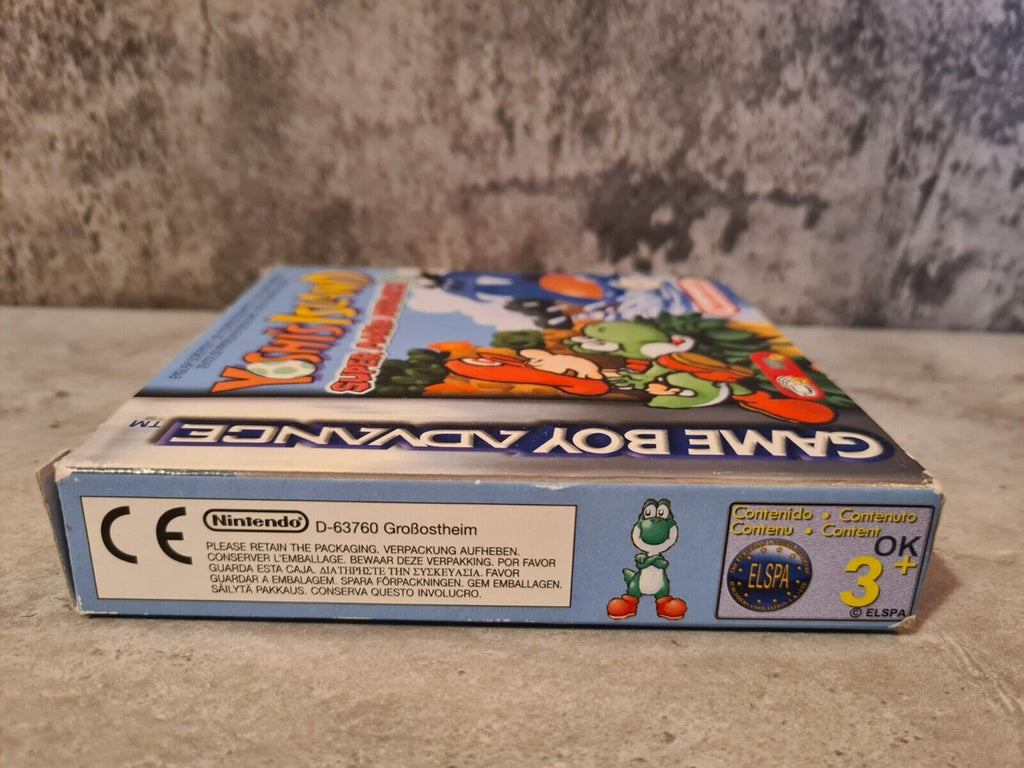 Gameboy Advance Yoshi's Island Super Mario Advance 3 mit OVP und Anleitung EUR - T-Retro-Games 