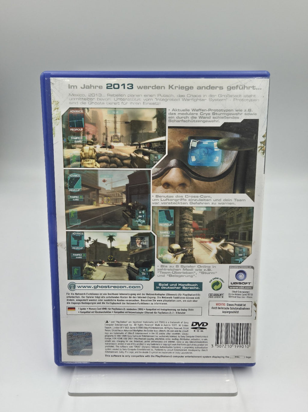 PS2 Spiel Ghost Recon Advanced Warfighter mit OVP und Anleitung Deutsch