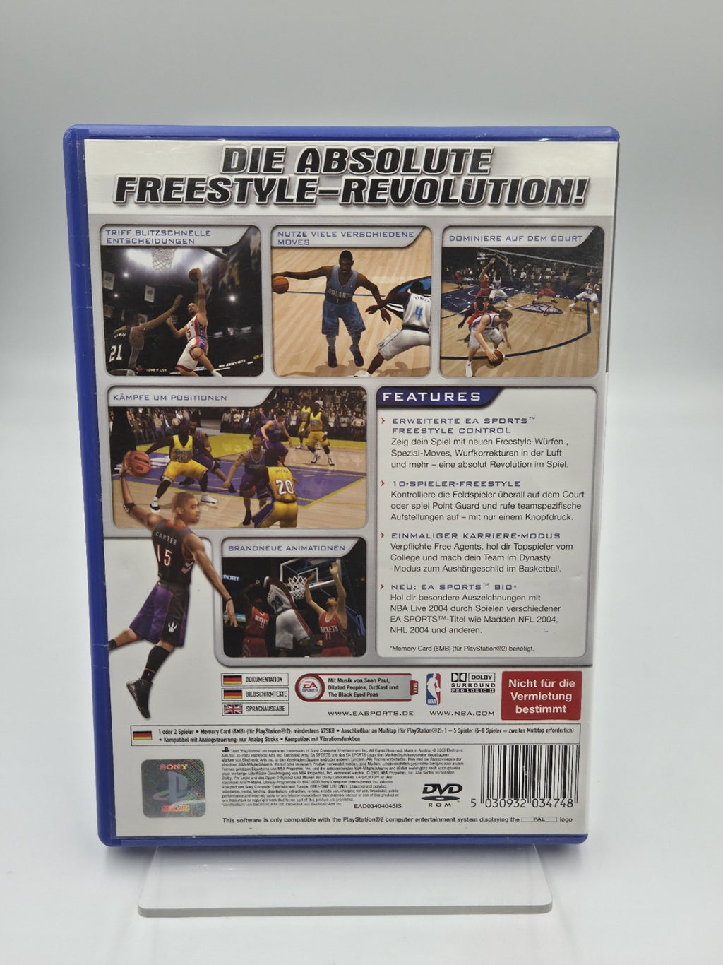 PS2 Playstation 2 Spiel NBA Live 2004 mit OVP und Anleitung Deutsch