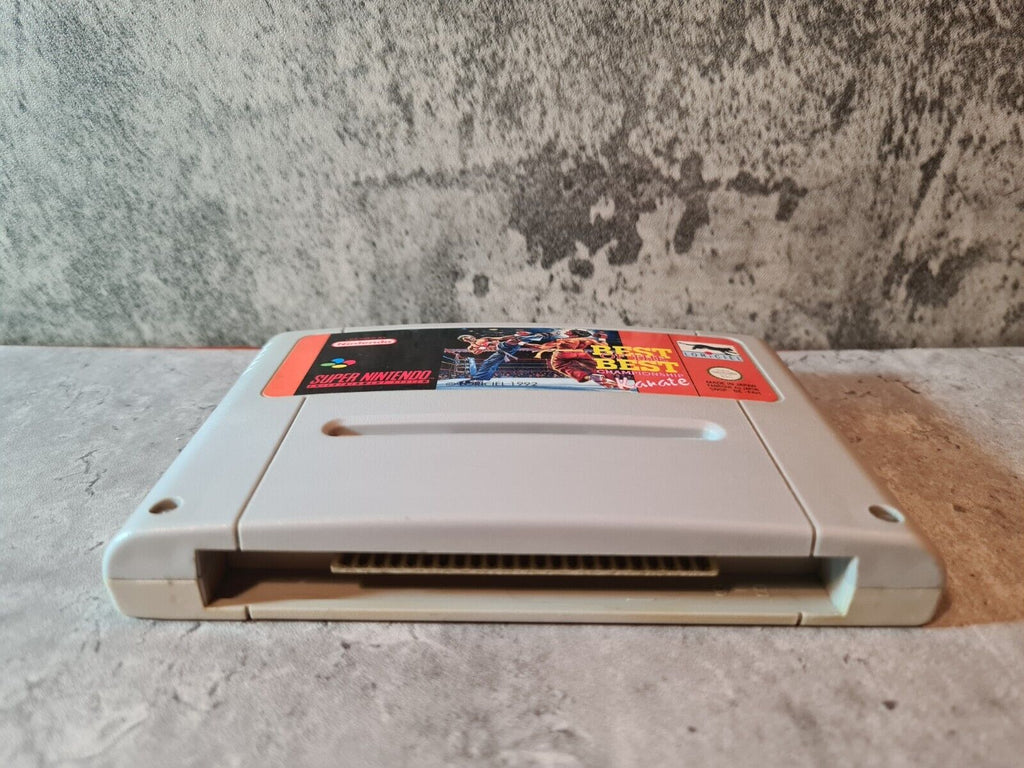 SNES Super Nintendo Best of The Best Championship Karate FAH Modul - T-Retro-Games 