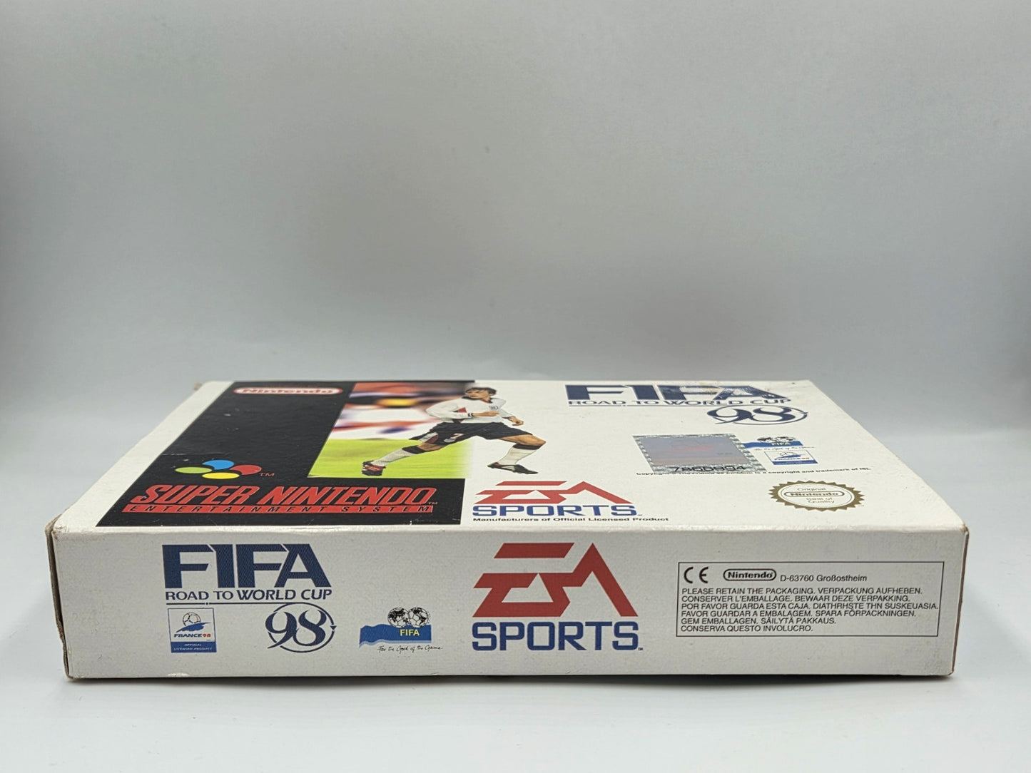 SNES Super Nintendo Fifa 98 Road to World Cup mit OVP und Anleitung EUR