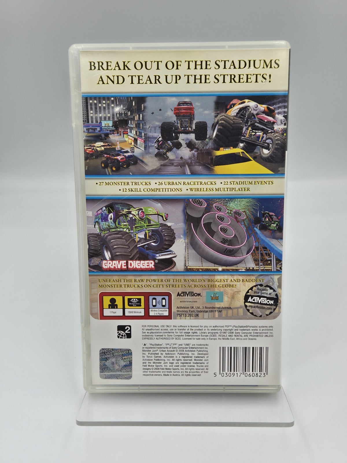 Sony PSP Spiel Monster Jam Urban Assault mit OVP und Anleitung Englisch
