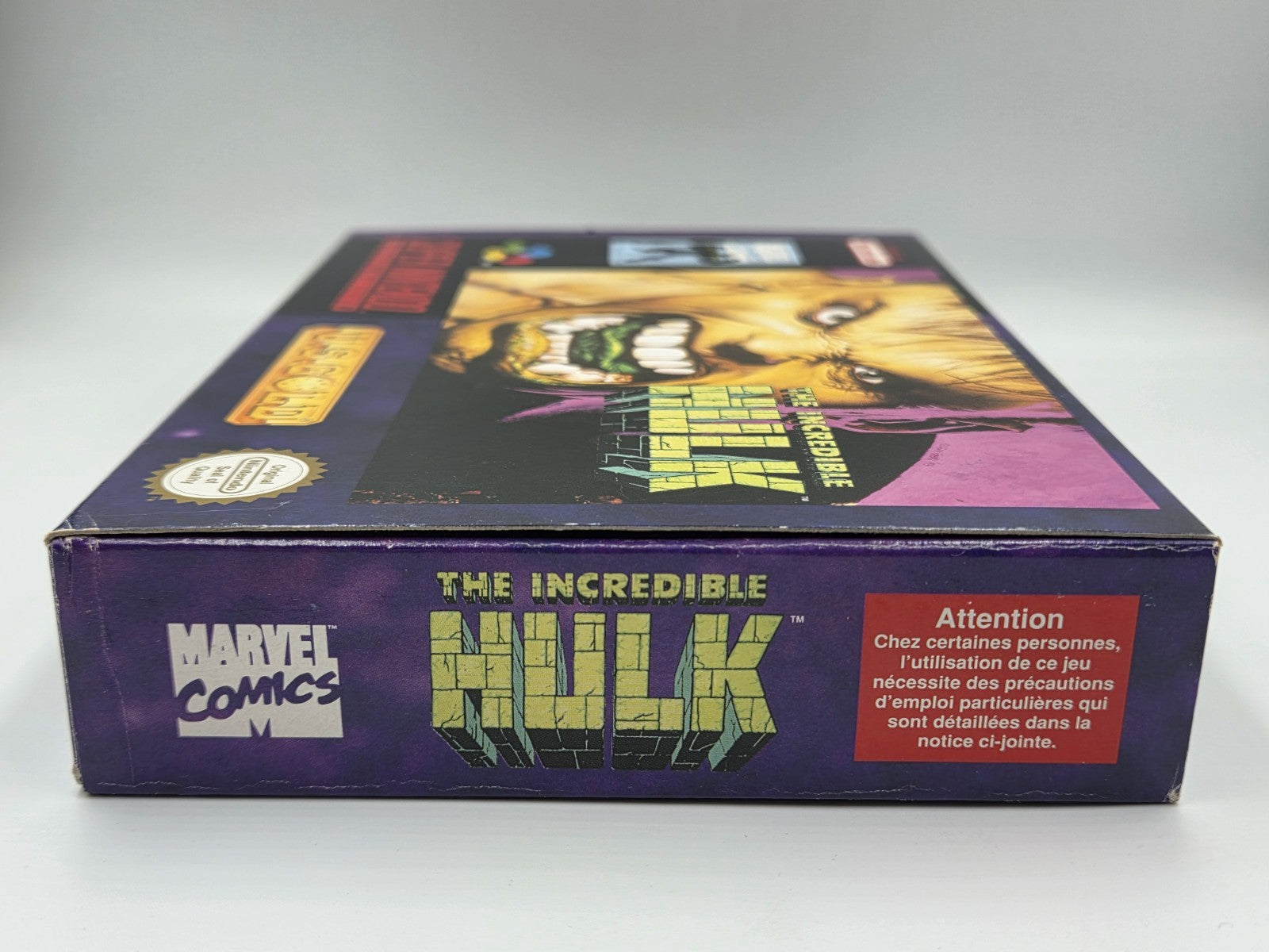 SNES Super Nintendo The Incredible Hulk mit OVP und Anleitung EUR