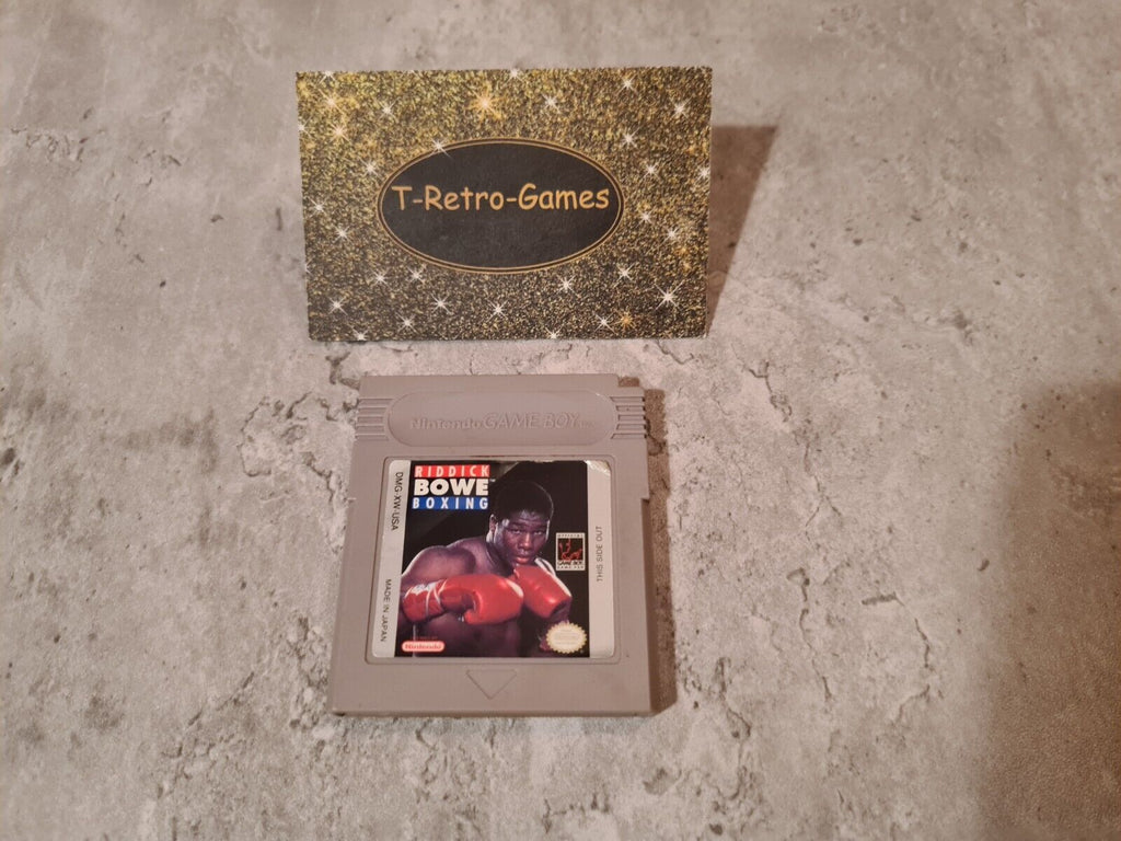 Nintendo Gameboy Classic Spiel Riddick Bowe Boxing Modul USA - T-Retro-Games 