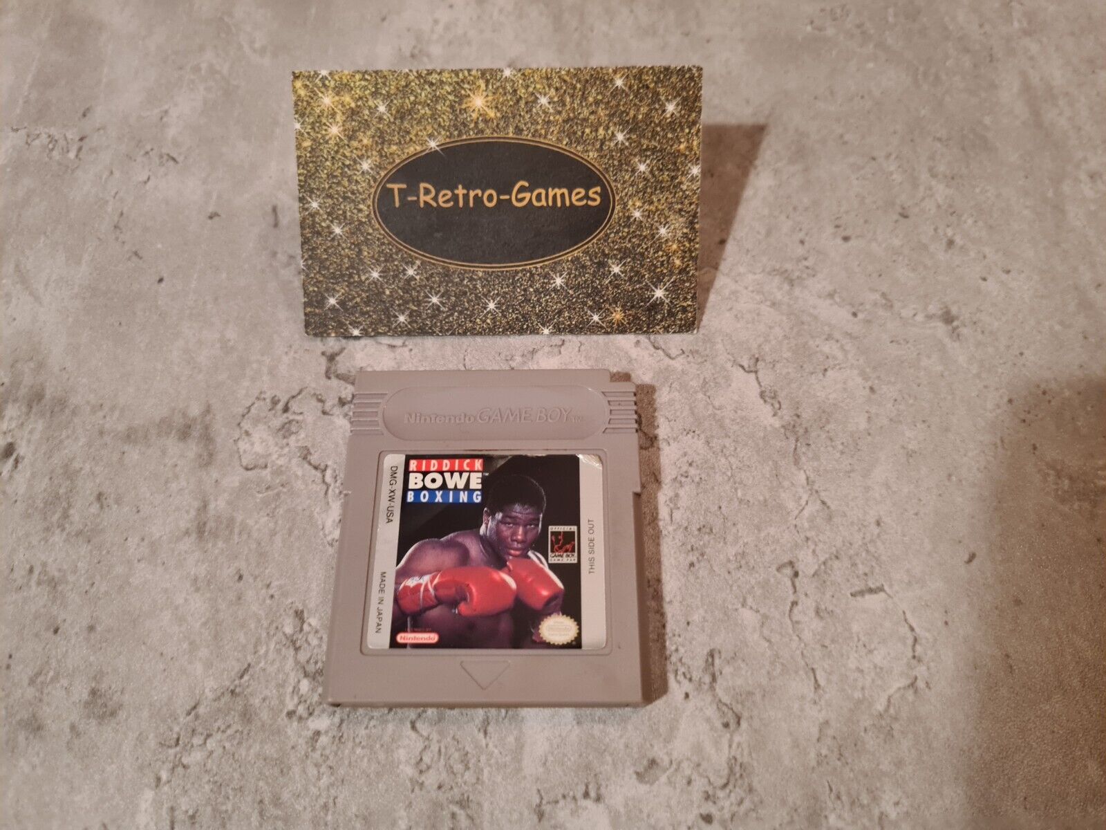 Nintendo Gameboy Classic Spiel Riddick Bowe Boxing Modul USA - T-Retro-Games 