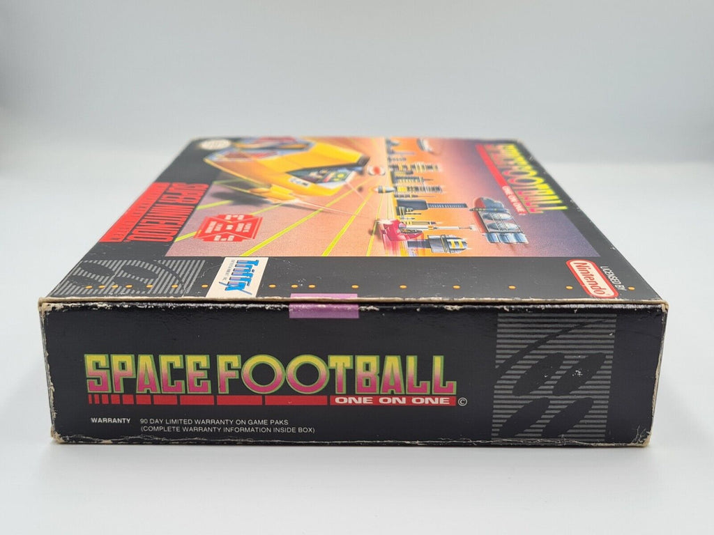 SNES Super Nintendo Space Football - One on One mit OVP und Anleitung NTSC USA - T-Retro-Games 