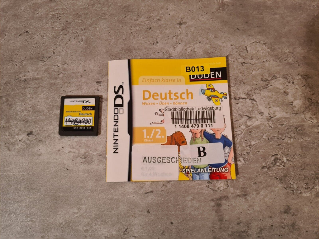 Nintendo DS Einfach Klasse in Deutsch 1 /2. Klasse + OVP und Anleitung GER - T-Retro-Games 