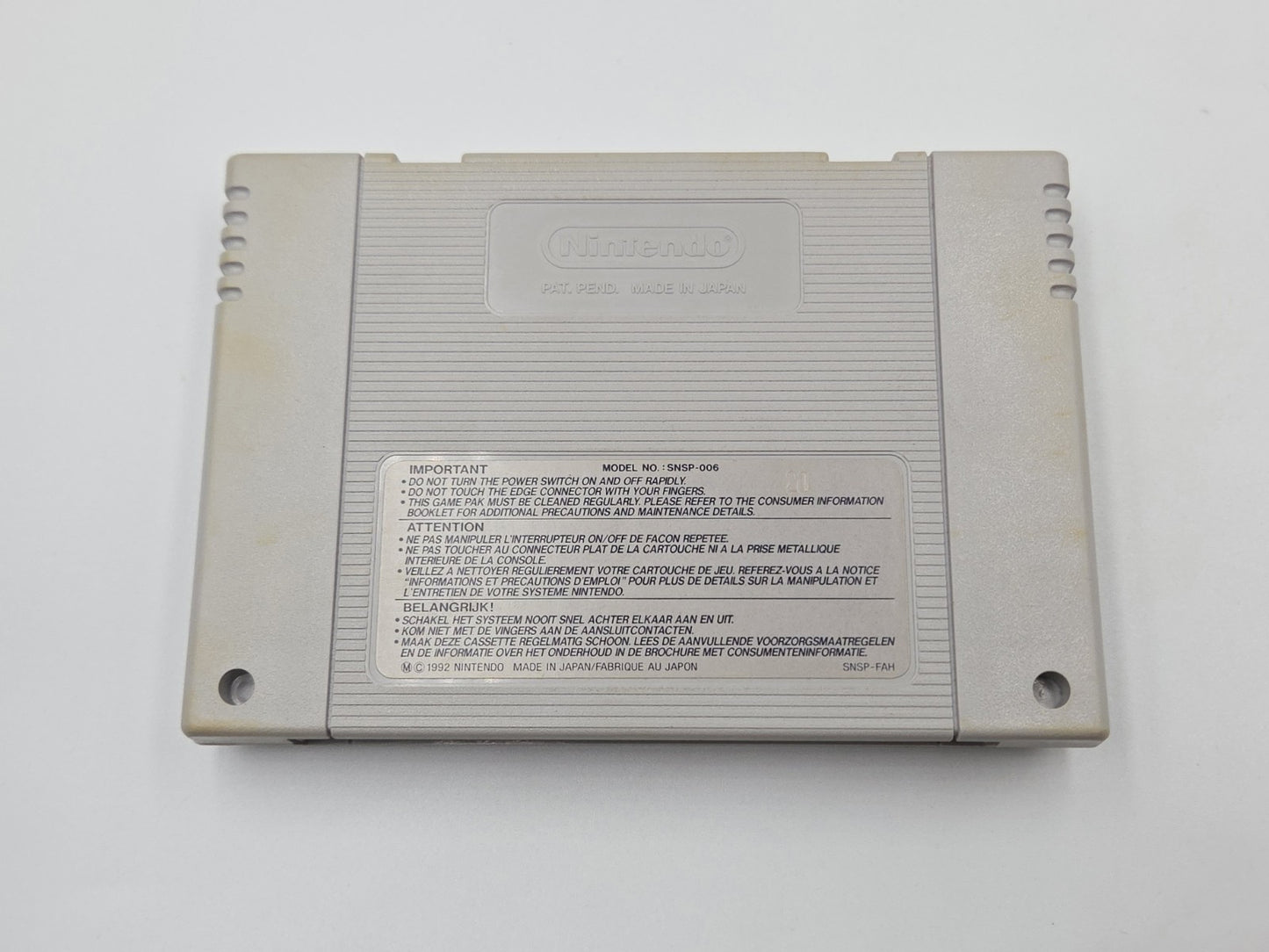 SNES Super Nintendo On The Ball mit OVP und Anleitung FAH