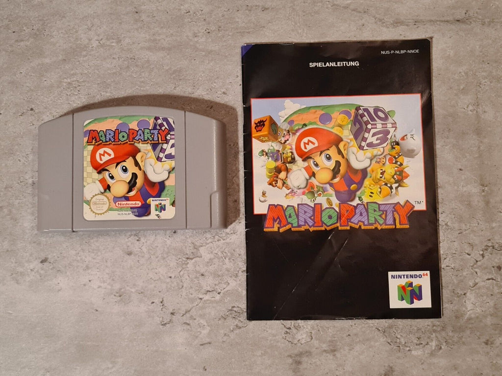 N64 Nintendo 64 Mario Party mit OVP und Anleitung NOE - T-Retro-Games 