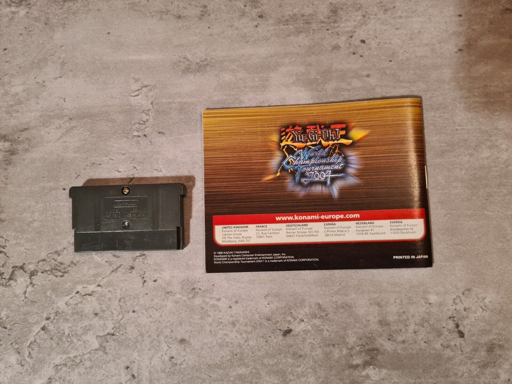 Gameboy Advance Yu-Gi-Oh World Championship Tournament 2004 + OVP+ Anleitung NOE - T-Retro-Games 