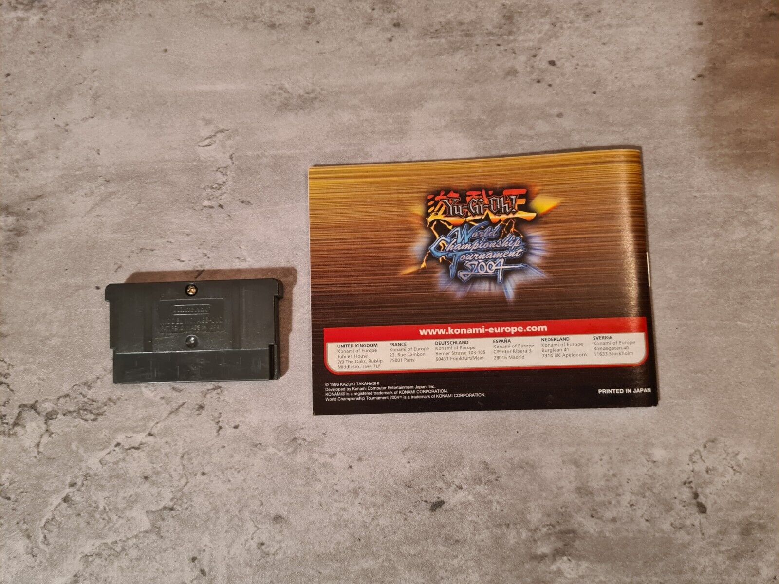 Gameboy Advance Yu-Gi-Oh World Championship Tournament 2004 + OVP+ Anleitung NOE - T-Retro-Games 