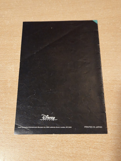 SNES Super Nintendo Disney's The Jungle Book Instruction Booklet UKV