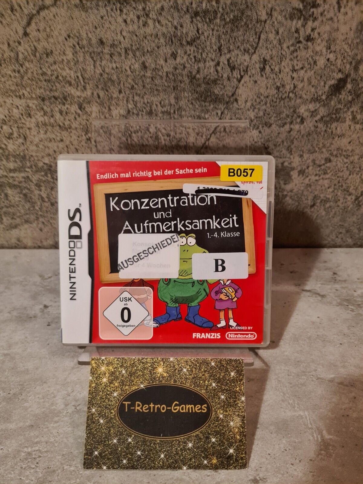 Nintendo DS Konzentration und Aufmerksamkeit 1-4 Klasse + OVP und Anleitung GER - T-Retro-Games 