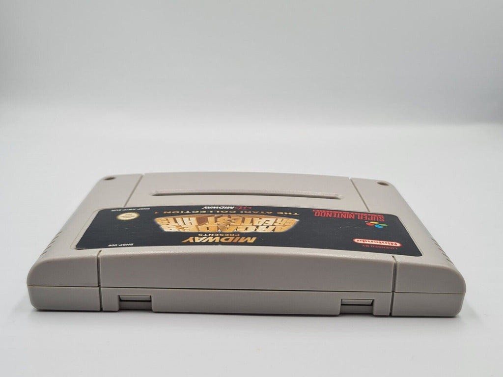 SNES Super Nintendo Midway Presents Arcade's Greatest Hits Modul EUR - T-Retro-Games 